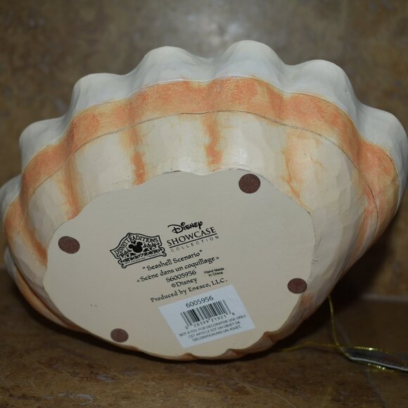 Enesco Jim Shore Disney Traditions Little Mermaid Shell Scene Ariel Eric Statue - Picture 8 of 10